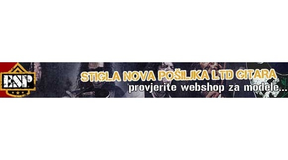 Nova posiljka LTD gitara