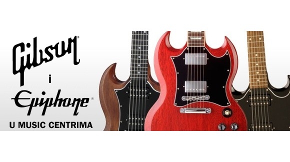 Gibson i Epiphone u Music Centrima