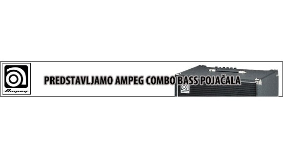 Predstavljamo Ampeg combo bas pojačala