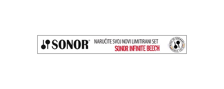 Naručite novi limitirani Sonor set Infinite Beech
