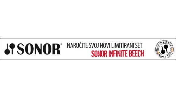 Naručite novi limitirani Sonor set Infinite Beech