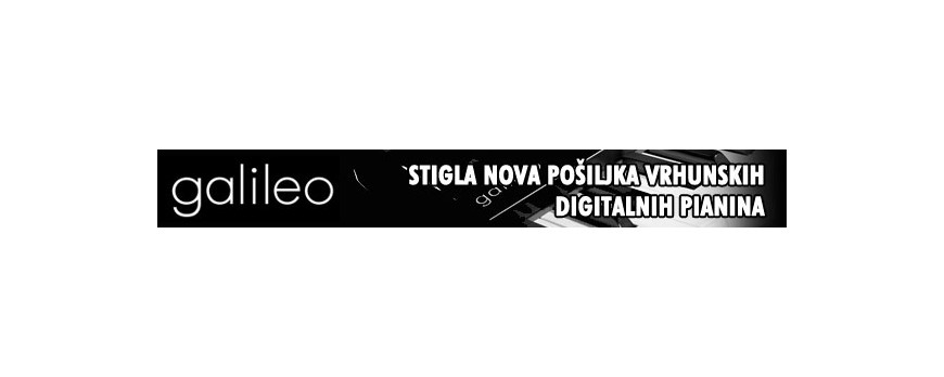 nova posiljka galileo digitalnih pianina