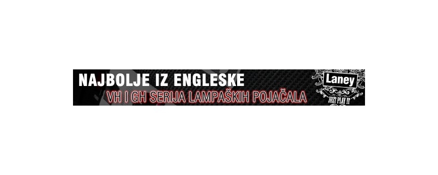 Laney - najbolje iz Engleske VH i GH serija pojačala
