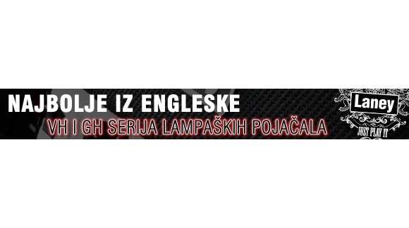 Laney - najbolje iz Engleske VH i GH serija pojačala