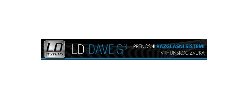 LD Systems-Dave3G-prenosni-razglas vrhunskog zvuka