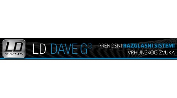 LD Systems-Dave3G-prenosni-razglas vrhunskog zvuka