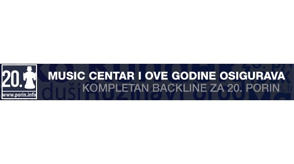 Music Centar osigurava backline za 20. Porin