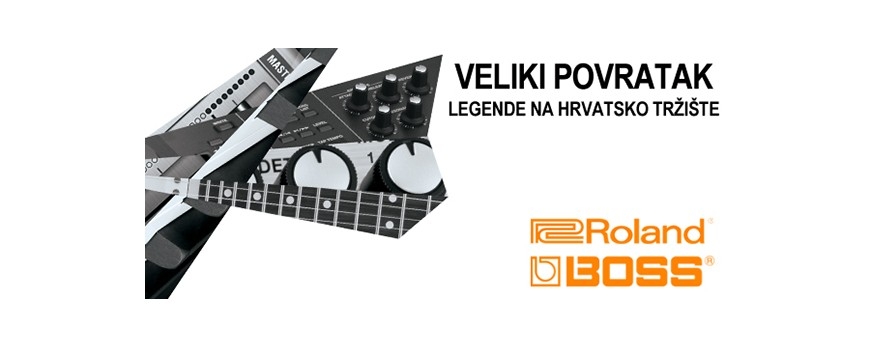 Roland i Boss - Novost u ponudi Music Centra