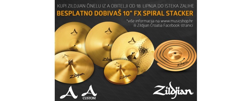 Besplatne Zildjian Činele Uz Kupnju A i K Serije Činela