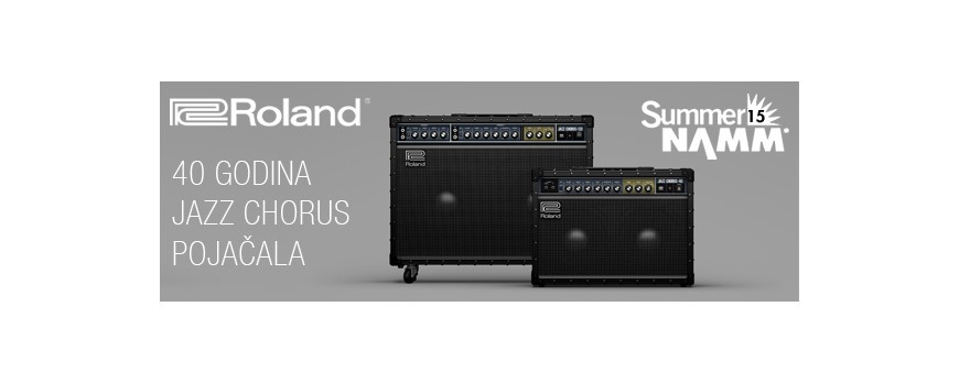 Roland 40 godina jazz chorus pojačala