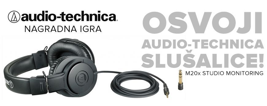 NAGRADNA IGRA: Osvoji Audio-Technica M20x slušalice