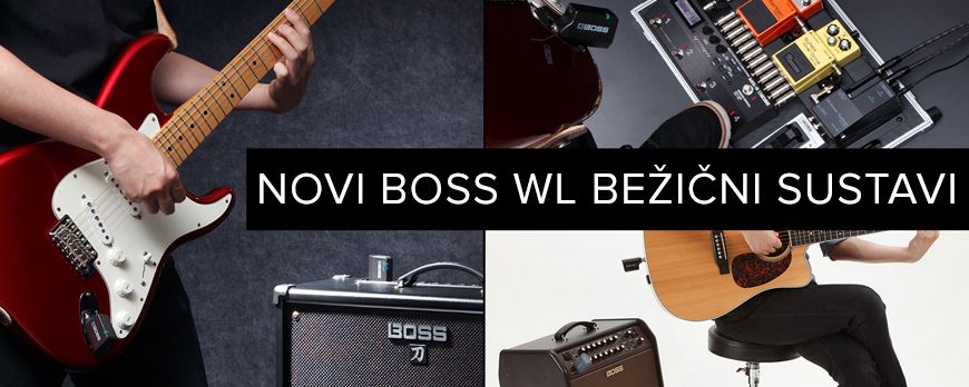 Novi Boss bežični sistemi za gitaru