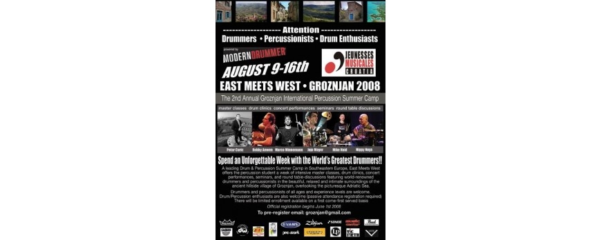 Groznjan international percussion summer camp
