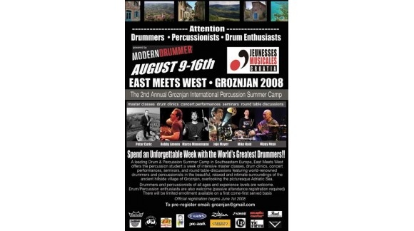 Groznjan international percussion summer camp