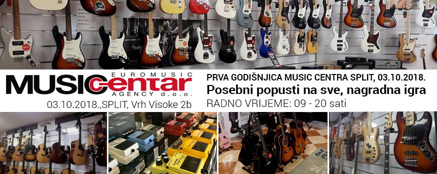 Prva godišnjica Music Centra Split