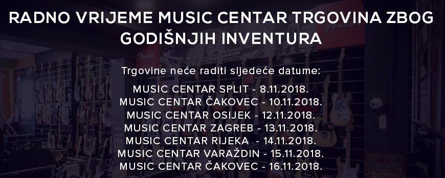 Godišnje inventure u Music Centrima