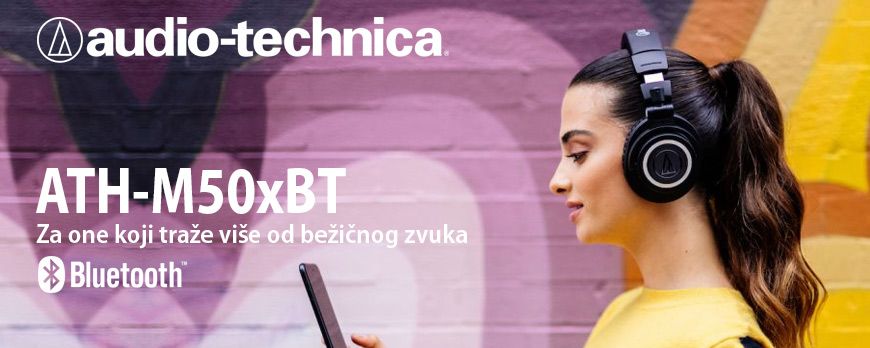AUDIO-TECHNICA M50xBT - vrhunski zvuk u pokretu