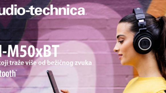 AUDIO-TECHNICA M50xBT - vrhunski zvuk u pokretu
