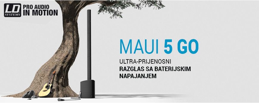 LD SYSTEMS MAUI 5 GO - Najjači baterijski razglas na tržištu