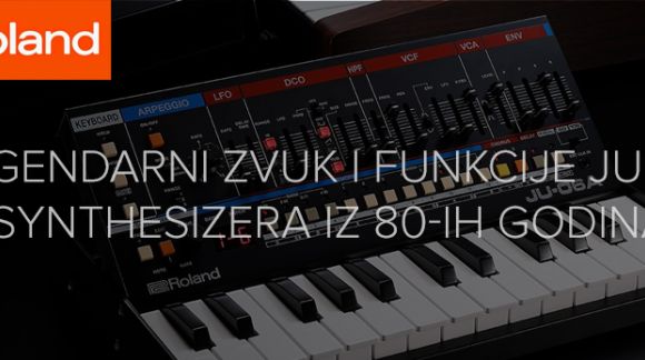 Roland vraća legendarni zvuk i funkciju JUNO synthesizera iz 80-ih godina u novom Roland Boutique Synthesizer-u