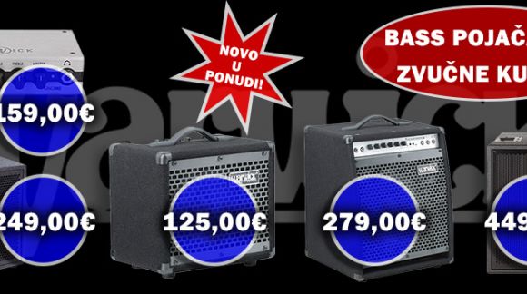 Warwick bas pojačala i zvučne kutije