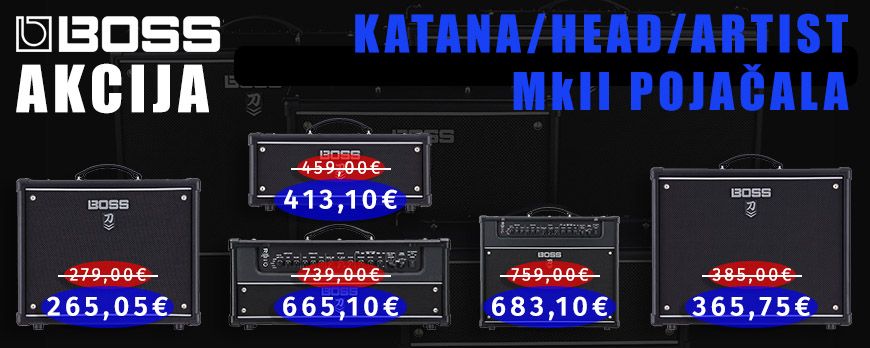 BOSS Katana MkII pojačala AKCIJA