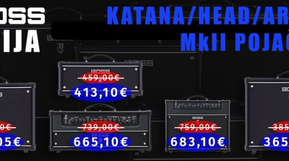 BOSS Katana MkII pojačala AKCIJA