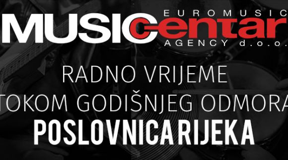 Poslovnica Rijeka - radno vrijeme tokom godišnjih odmora