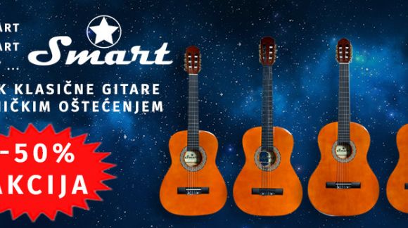 -50% AKCIJA na Smart B-STOCK klasične gitare!