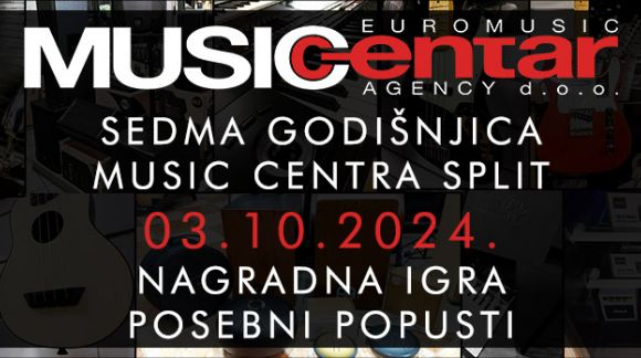 Sedma godišnjica poslovnice Music Centar Split
