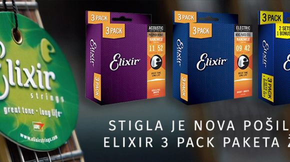 Stigla je nova pošiljka Elixir 3-pack žica