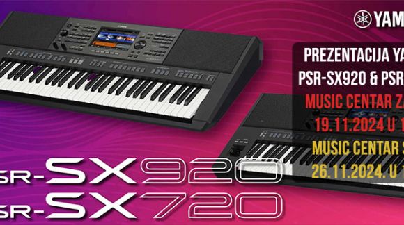 Prezentacija Yamaha PSR-SX720 & PSR-SX920