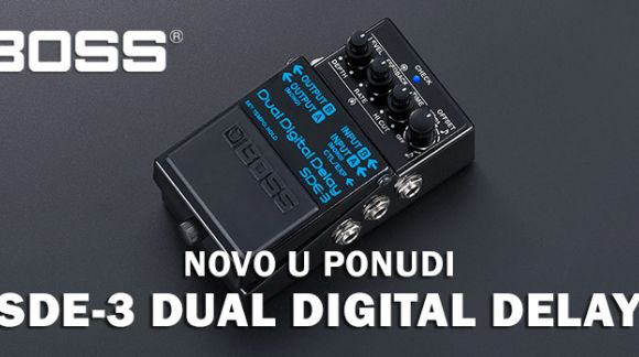 NOVO! BOSS SDE-3 Dual Digital Delay