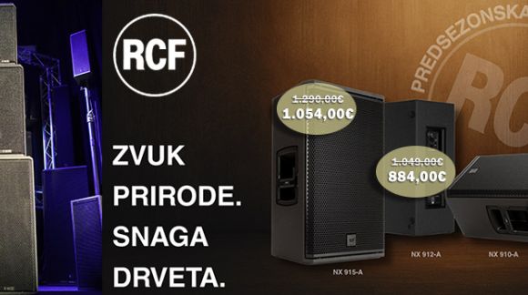 AKCIJA - RCF NX zvučne kutije