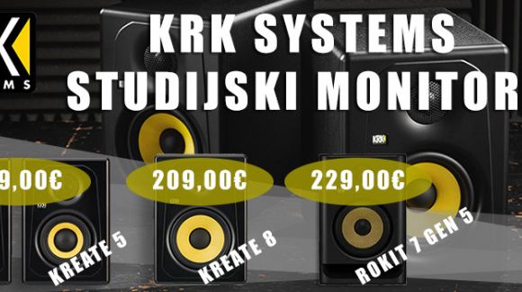 NOVO: KRK Systems studijski monitori