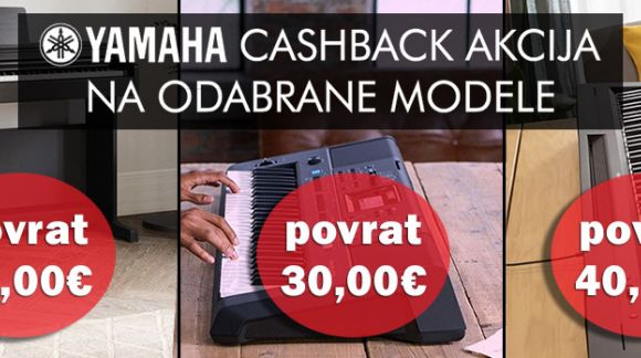 AKCIJA - Yamaha Cashback